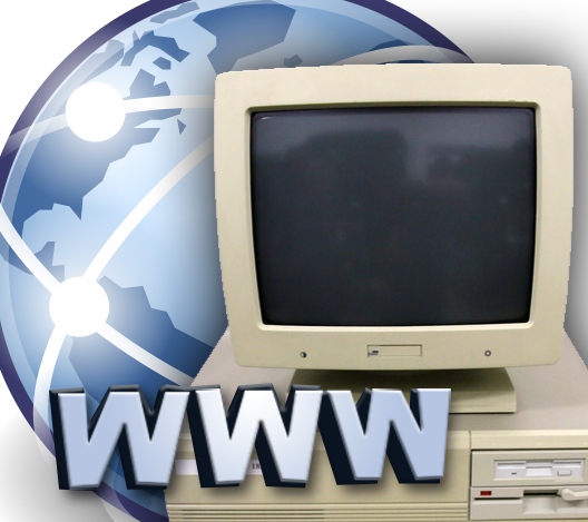 Depiction of the old internet